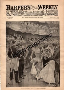 1892 Harper's Weekly February 6-Columbia College 20 years; Charles Spurgeon dies - Picture 1 of 1