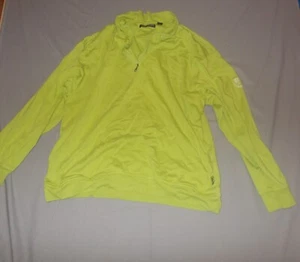 Greg Norman Men's Performance Golf Quarter Zip Long Sleeve Pullover XL yellow - Picture 1 of 7