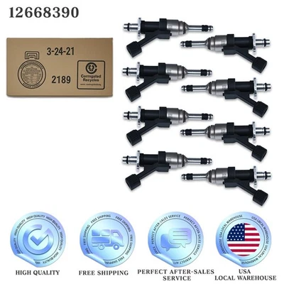 Chevrolet GMC 1500 5.3L A12668390 V8 x8 OEM ACDelco Fuel Injectors for 2014-2017 Foto 1 de 4