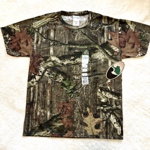 Camiseta MOSSY OAK Manga Corta Camuflada JOVEN TALLA LG Break-up Infinity Nueva con Etiquetas - Imagen 1 de 10