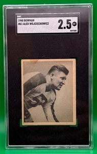 1948 Bowman Football #61 Alex Wojciechowicz SGC 2.5 Philadelphia Eagles - Picture 1 of 2