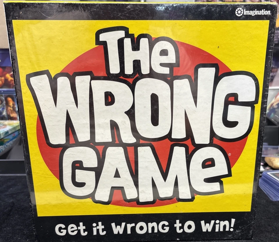 The Wrong Game by Imagination – Complete – Party Game – Box Has Light Scuffs - Image 1 of 4