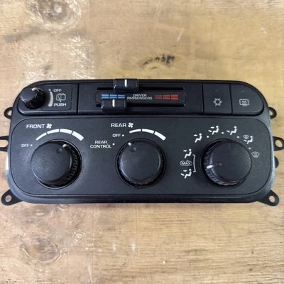 Dodge Durango 2001-2003 control de calefacción de aire acondicionado control de temperatura Foto 1 de 4