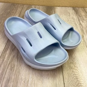 Hoka Ora Slides Herren 7 Damen 9 luftig blau Erholung Slide 3 Freizeit Wandern - Bild 1 von 9