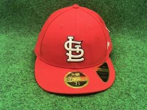 St Louis Cardinals New Era 59Fifty Low Profile Hat MLB On Field 7 5/8 Fitted - Bild 1 von 9