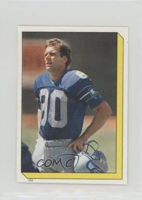 1986 Topps Album Stickers Steve Largent #265 HOF - Image 1 of 2