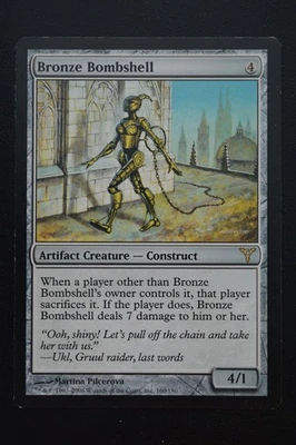 Magic The Gathering MTG BRONZE BOMBSHELL Dissension LP Lightly Played - Image 1 of 2