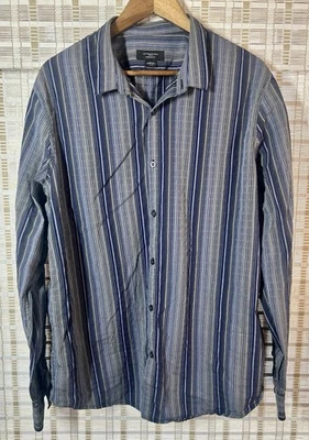 Camisa Hombre Atención Calce Moderno Manga Larga Cuello Abotonado Talla XL Foto 1 de 4