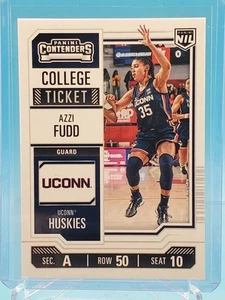 Azzi Fudd🔥Rookie College Ticket 2024-25 Panini UCONN NIL - #29 - Picture 1 of 2