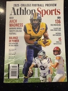 Athlon Sports 2025 College Football Preview 136 Team Previews Jaheim White Cover - Imagen 1 de 3