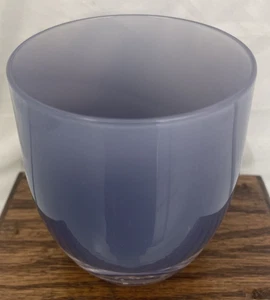 Glassybaby Votive Glass Candle Holder “Triumph” Light Indigo Colored 3.5”x 2.5” - Imagen 1 de 7