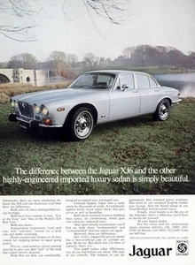 Jaguar XJ6 1973: Einfach schöne Oldtimer Printanzeige - Bild 1 von 1