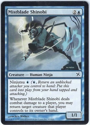 Mistblade Shinobi Betrayers of Kamigawa – MTG Magic the Gathering Card - Image 1 of 2