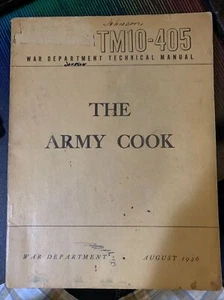 The Cook TM10-405 War Department Technical Manual August 1946 U.S. Gov. - Picture 1 of 11