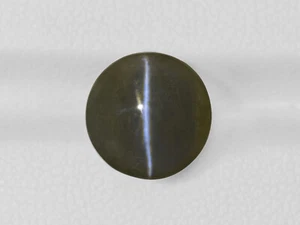 IGI Certified INDIA Chrysoberyl Cat's Eye 10.16 Cts Natural Untreated Round - Picture 1 of 4