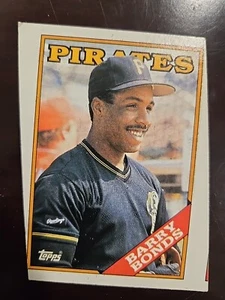 1988 Topps - #450 Barry Bonds HUGE MISCUT ERROR - CUT DIAGONAL See Next Card - Bild 1 von 5