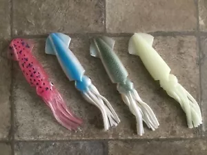 FLADEN 24g 6" MARTELLO ESCA MORBIDA CALAMARO BARCA PESCA - Foto 1 di 6