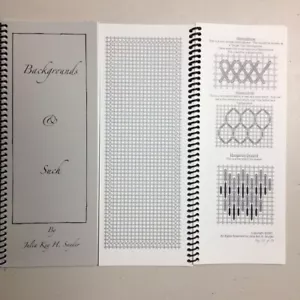 Needlepoint Stitch Reference Book Julia Snyder & More Backgrounds & Such - Picture 1 of 2