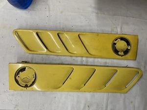 1996-2002 BMW Z3 Roadster Coupe Front Hood Side Cowl Grilles Dakar Yellow OEM - Picture 1 of 4