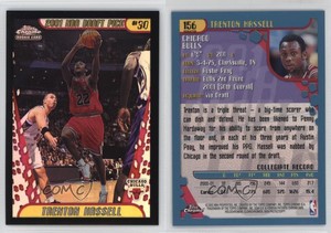 2001-02 Topps Chrome Black Border Refractor /50 Trenton Hassell #156