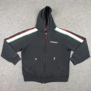 Ducati Sweatshirt Herren Large schwarz Borgo Panigale Full Zip Italy Hoodie Moto Vintage - Bild 1 von 18