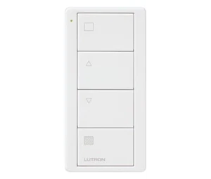 Lutron 2-Button Pico Remote Raise/Lower - Shade Icons - White PJ2-2BRL-GWH-S01 - Picture 1 of 1