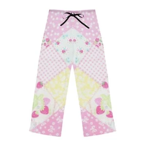 Cozy Patchwork Pajama Pants, Cute Sleepwear, Women's Loungewear, Fun Pattern, - Picture 1 of 5