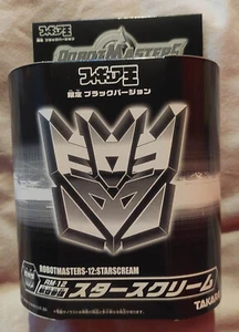 Takara Transformers Robot Masters e-hobby Black Starscream G1 Seeker RARE RM-12 - Picture 1 of 4