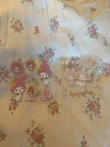 2 Sheets My Melody Stickers Kawaii 18 Total Vintage Look Cute - Picture 1 of 9