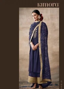 Pakistani Bollywood Wedding Salwar Kameez Designer Indian Women Palazzo Dress - Picture 1 of 3