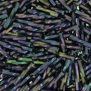 Miyuki Twisted Bugle Beads 2x12mm Purple Iris 13GM - Picture 1 of 3