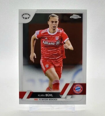 2022-23 Topps Chrome UEFA Women's Champions League Klara Buhl #27 Bayern Munchen - Image 1 of 2