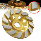 4 inch Diamond Segment Grinding Wheel Disc Grinder Cup Concrete Stone Cut New