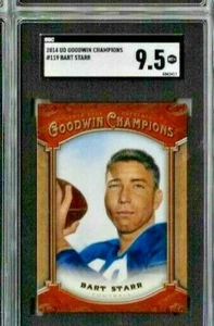2014 Upper Deck Goodwin Champions Bart Starr SGC 9.5 - Picture 1 of 2