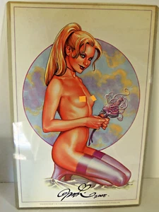 RAR Joseph Michael Linsner 2008 signed handsigniert 11x17 Druck "Strangeflower" - Bild 1 von 4
