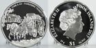 2017 Cobb & Co Pioneering Transport 25gm Sterling Silver $1 Coin Cook Islands