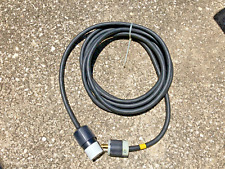 20 FT 12/3 SOOW SO SOO SOW BLACK RUBBER CORD EXTENSION WIRE CABLE 2 HUBBELL ENDS