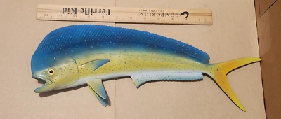 Montagem Mahi Mahi de 16 polegadas feita à mão por King Sailfish Mounts Florida - Imagem 1 de 4