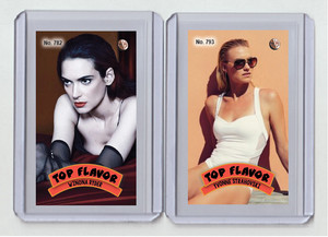 Yvonne Strahovski rare MH Top Flavor #'d x/3 Tobacco card no. 793