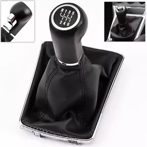per OPEL ASTRA H POMELLO LEVA DEL CAMBIO 6 MARCE MANOPOLA MANIGLIA CUFFIA GHETTA - Foto 1 di 3