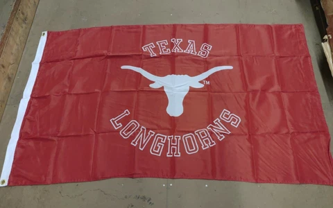Officially Licensed NCAA Texas Longhorns Team Logo 3' x 5' Orange House Flag Cover