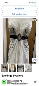 Size 2 Allure Bridal Long Dress - Picture 1 of 3