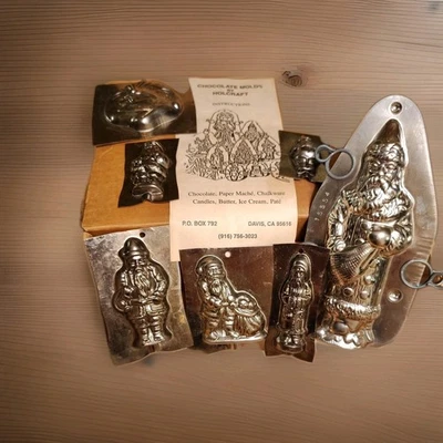 Juego De Colección De 7 Moldes De Chocolate Holcraft En Nickolas Navidad Coleccionistas Regalo Foto 1 de 4
