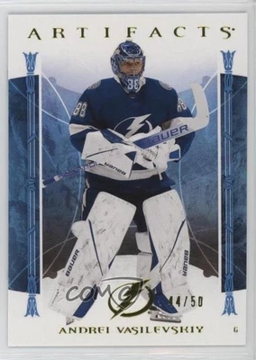 2022-23 Upper Deck Artifacts Goalies Yellow /50 Andrei Vasilevskiy #151 - Image 1 of 2