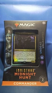 Undead Unleashed Innistrad Midnight Hunt MTG Magic The Gathering Commander Deck - Picture 1 of 5