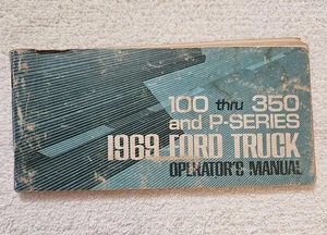 1969 Ford Truck Owners Operator's Manual 69 F100 - F350 P-Series Pickup OEM - Bild 1 von 9