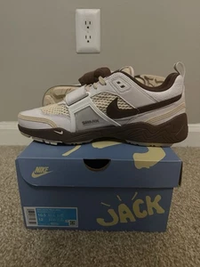 🔥 Nike Zoom Field Jaxx Cactus Jack Light Chocolate Travis Scott Shoes 10.5M DS - Picture 1 of 7