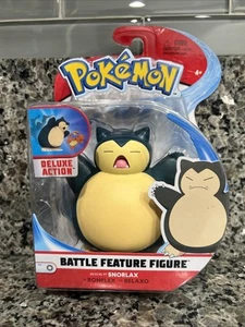 Pokémon Jazwares Snorlax Battle Feature Figure Deluxe Action NEW/SEALED - Picture 1 of 2