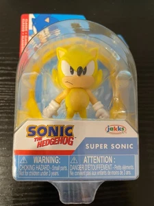 Mini figura de acción Jakks Sonic The Hedgehog Super Sonic 2,5" - Imagen 1 de 1