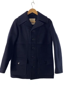 Buzz Rickson's Army Mackinaw Coat 30s Model Peacoat Wool Navy Solid Size 36 - Picture 1 of 7